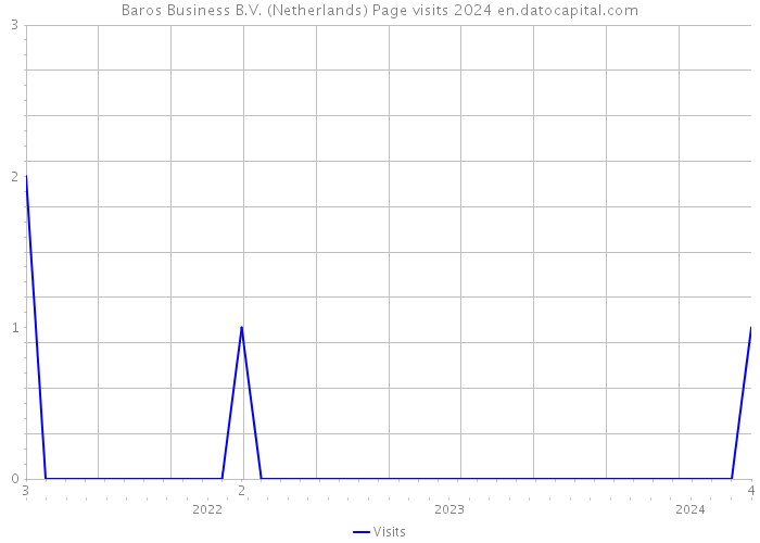 Baros Business B.V. (Netherlands) Page visits 2024 