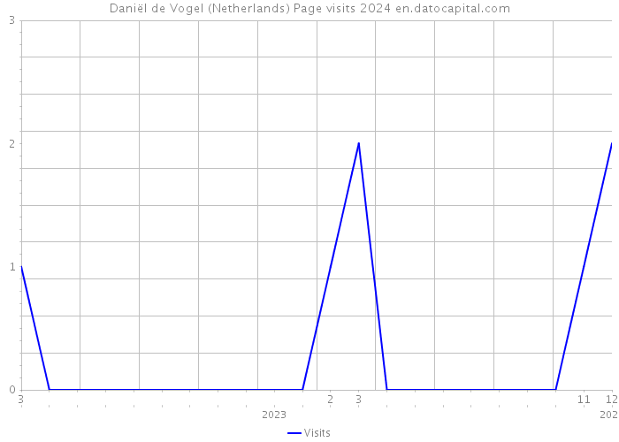 Daniël de Vogel (Netherlands) Page visits 2024 