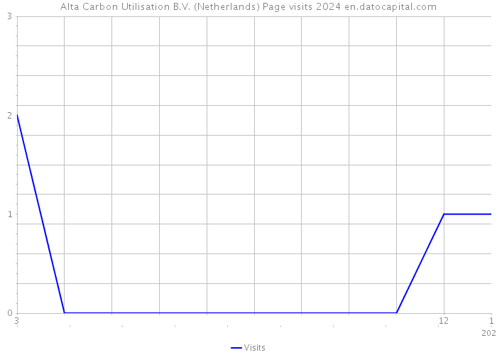 Alta Carbon Utilisation B.V. (Netherlands) Page visits 2024 