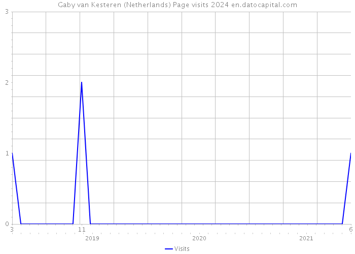 Gaby van Kesteren (Netherlands) Page visits 2024 