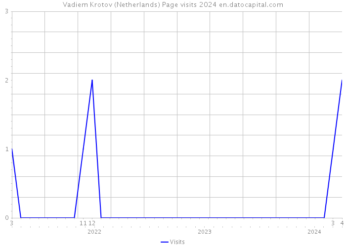 Vadiem Krotov (Netherlands) Page visits 2024 
