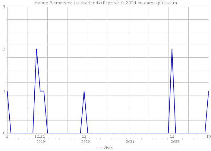 Menno Riemersma (Netherlands) Page visits 2024 