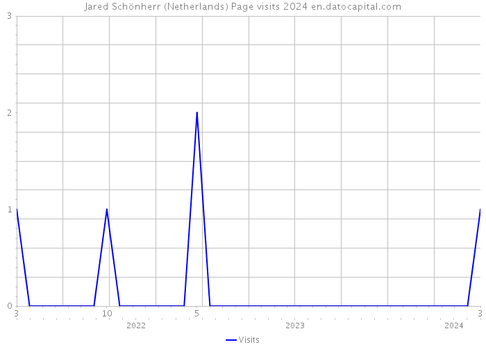 Jared Schönherr (Netherlands) Page visits 2024 