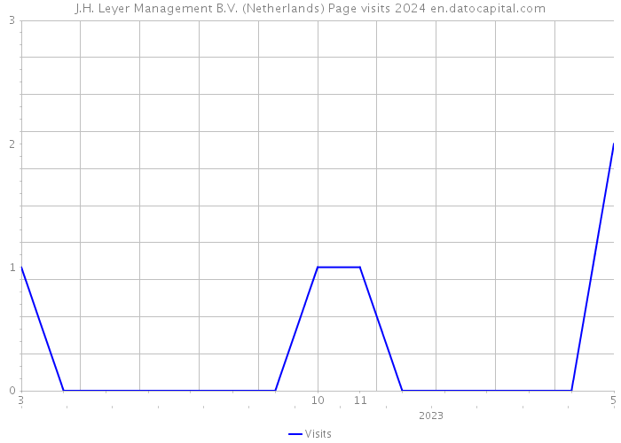 J.H. Leyer Management B.V. (Netherlands) Page visits 2024 