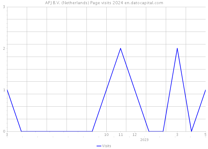 AFJ B.V. (Netherlands) Page visits 2024 