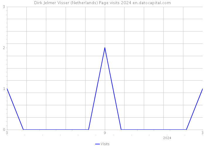 Dirk Jelmer Visser (Netherlands) Page visits 2024 