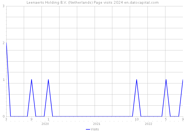 Leenaerts Holding B.V. (Netherlands) Page visits 2024 