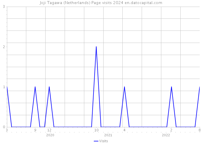 Joji Tagawa (Netherlands) Page visits 2024 