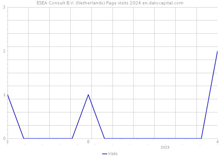 ESEA Consult B.V. (Netherlands) Page visits 2024 
