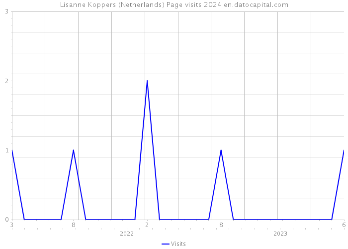 Lisanne Koppers (Netherlands) Page visits 2024 