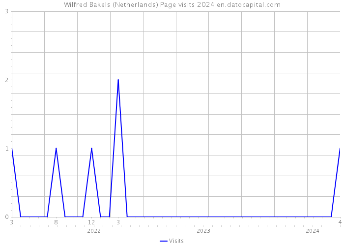Wilfred Bakels (Netherlands) Page visits 2024 
