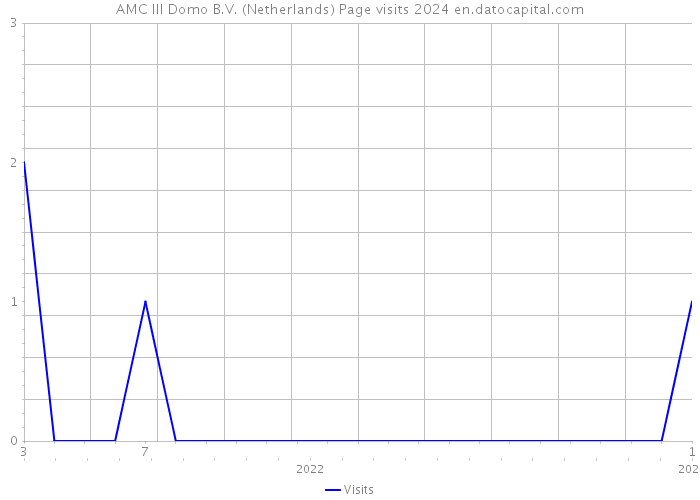 AMC III Domo B.V. (Netherlands) Page visits 2024 