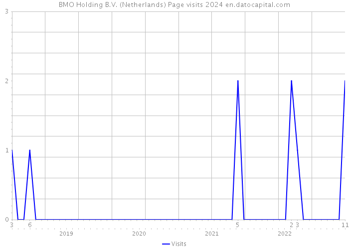 BMO Holding B.V. (Netherlands) Page visits 2024 