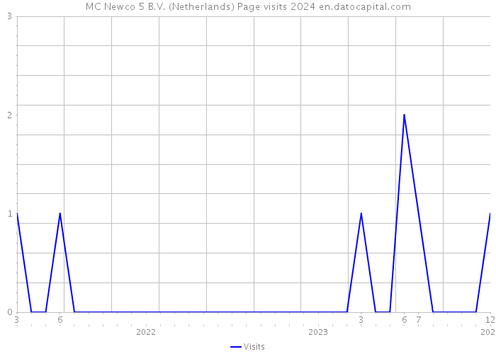 MC Newco 5 B.V. (Netherlands) Page visits 2024 