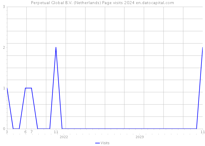Perpetual Global B.V. (Netherlands) Page visits 2024 