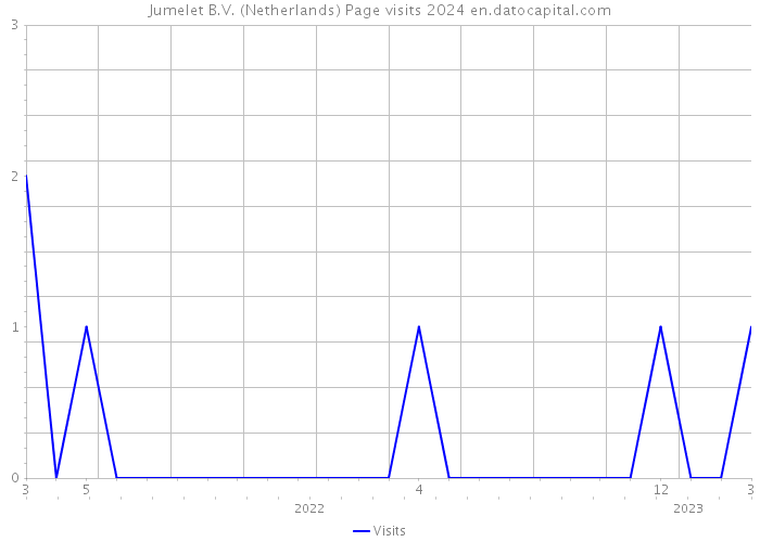 Jumelet B.V. (Netherlands) Page visits 2024 