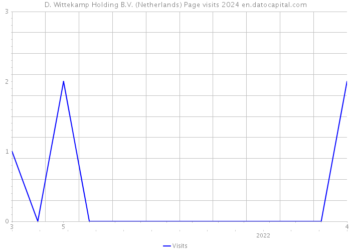D. Wittekamp Holding B.V. (Netherlands) Page visits 2024 