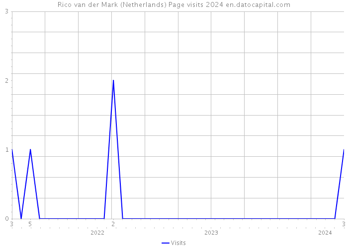 Rico van der Mark (Netherlands) Page visits 2024 