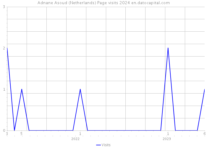 Adnane Asoud (Netherlands) Page visits 2024 