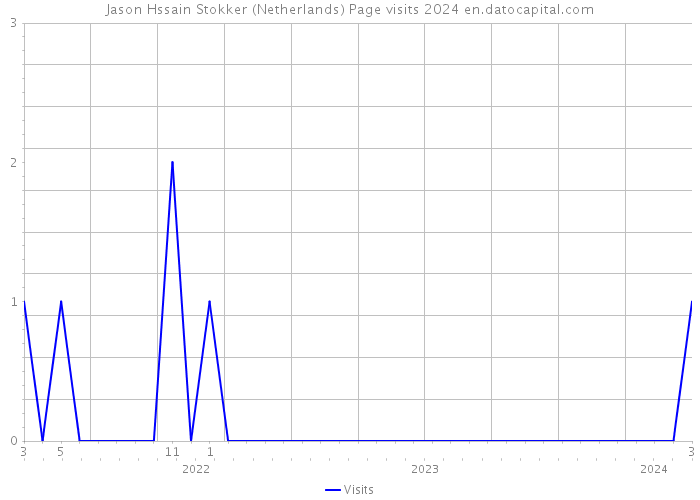 Jason Hssain Stokker (Netherlands) Page visits 2024 