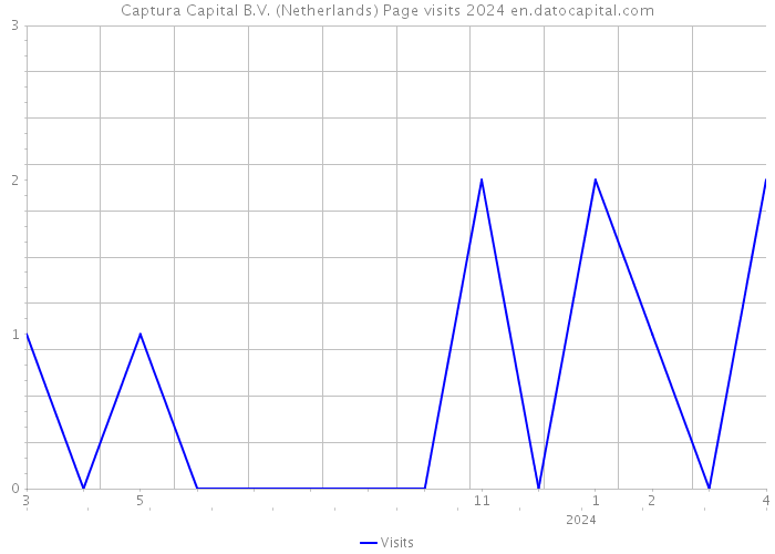 Captura Capital B.V. (Netherlands) Page visits 2024 