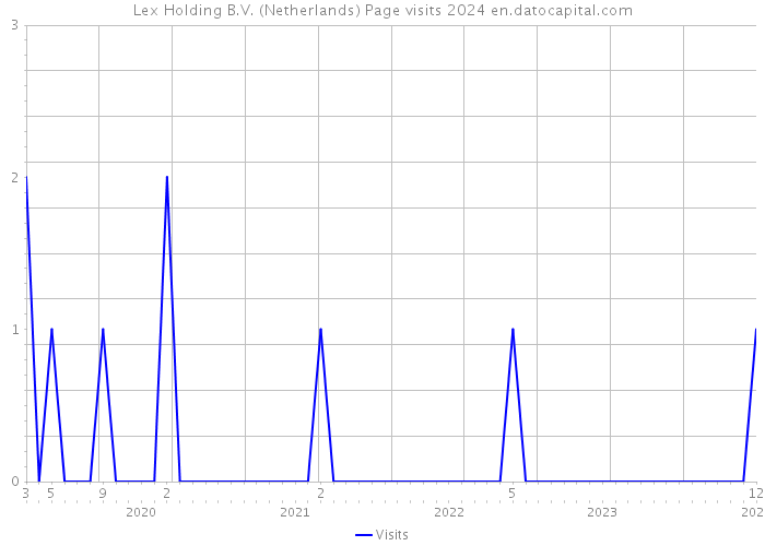 Lex Holding B.V. (Netherlands) Page visits 2024 