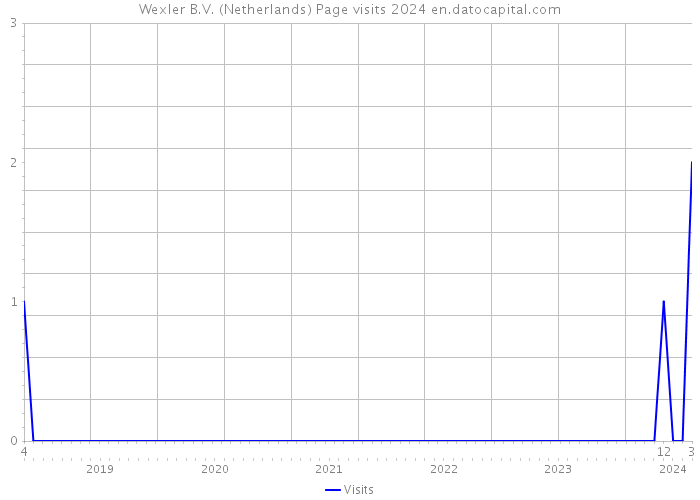 Wexler B.V. (Netherlands) Page visits 2024 