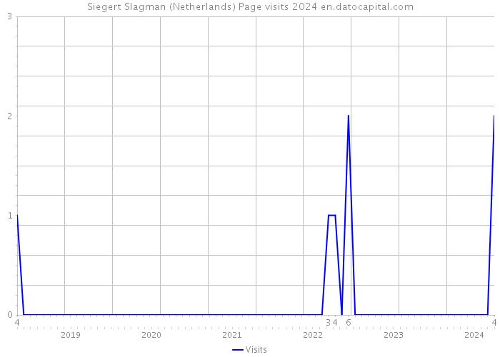 Siegert Slagman (Netherlands) Page visits 2024 