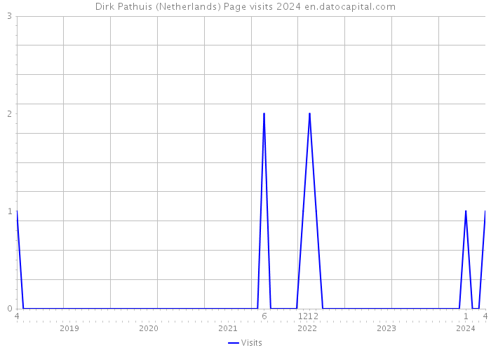 Dirk Pathuis (Netherlands) Page visits 2024 