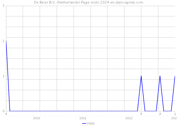 De Beier B.V. (Netherlands) Page visits 2024 