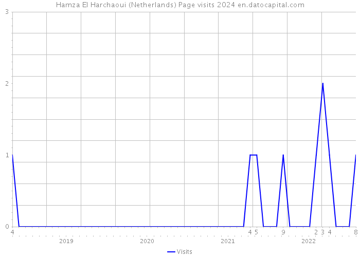 Hamza El Harchaoui (Netherlands) Page visits 2024 