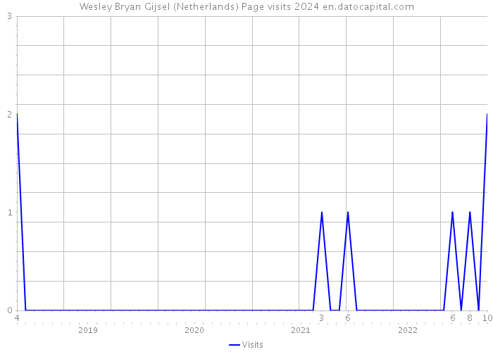 Wesley Bryan Gijsel (Netherlands) Page visits 2024 