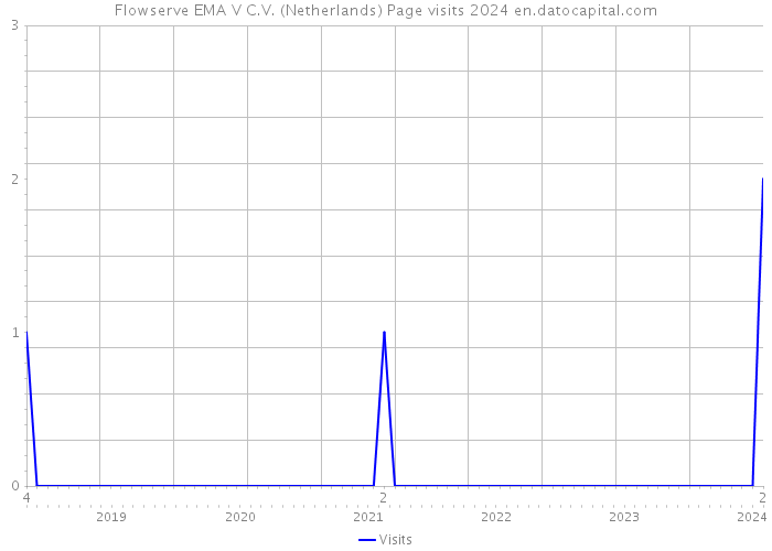 Flowserve EMA V C.V. (Netherlands) Page visits 2024 