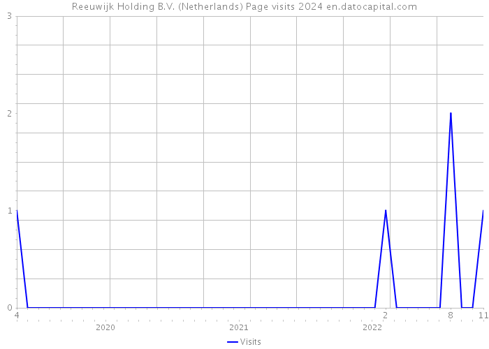 Reeuwijk Holding B.V. (Netherlands) Page visits 2024 