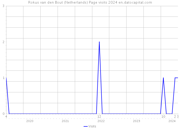 Rokus van den Bout (Netherlands) Page visits 2024 