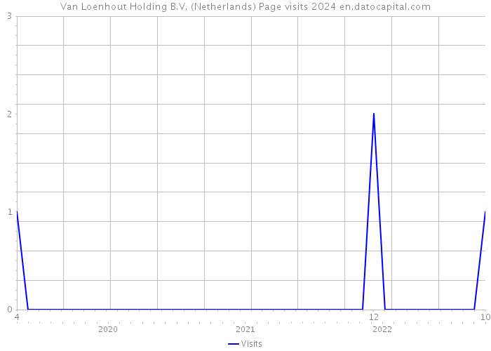 Van Loenhout Holding B.V. (Netherlands) Page visits 2024 