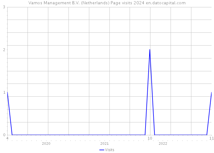 Vamos Management B.V. (Netherlands) Page visits 2024 