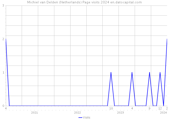 Michiel van Delden (Netherlands) Page visits 2024 
