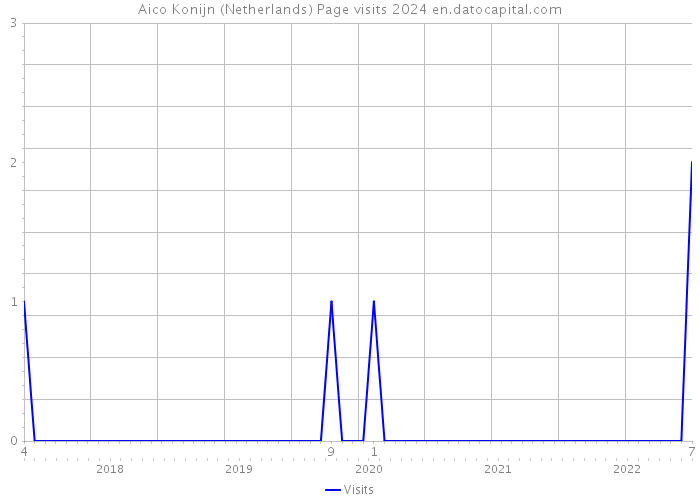Aico Konijn (Netherlands) Page visits 2024 