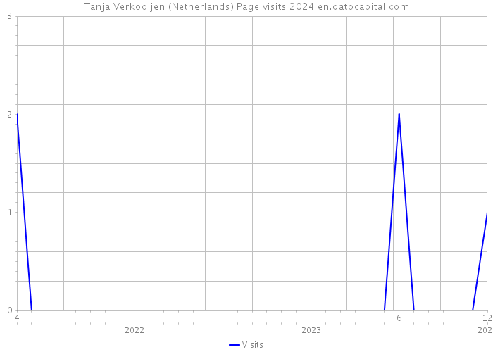 Tanja Verkooijen (Netherlands) Page visits 2024 