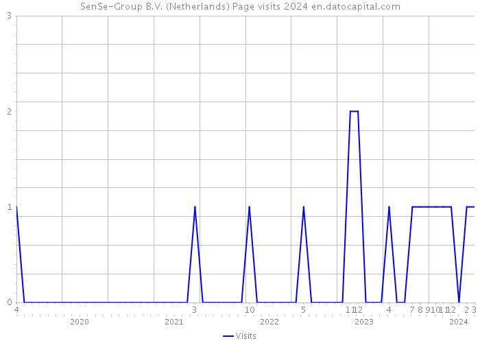 SenSe-Group B.V. (Netherlands) Page visits 2024 