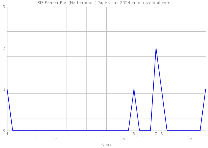 BIB Beheer B.V. (Netherlands) Page visits 2024 