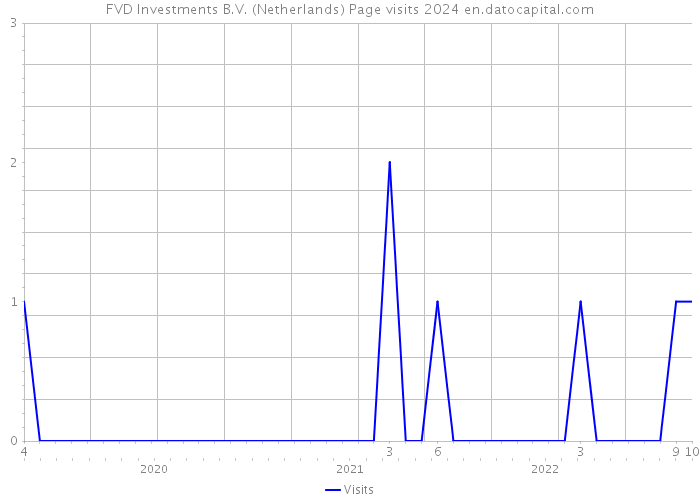 FVD Investments B.V. (Netherlands) Page visits 2024 