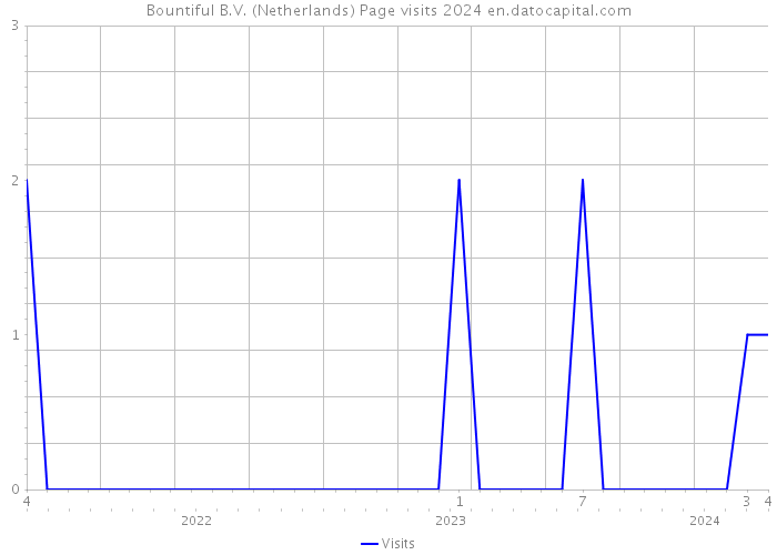 Bountiful B.V. (Netherlands) Page visits 2024 