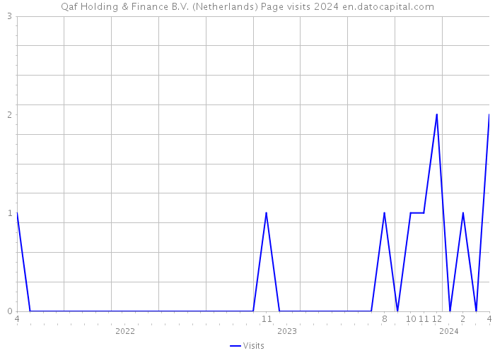Qaf Holding & Finance B.V. (Netherlands) Page visits 2024 