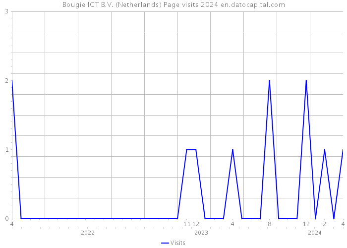 Bougie ICT B.V. (Netherlands) Page visits 2024 