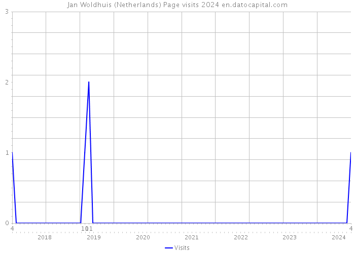 Jan Woldhuis (Netherlands) Page visits 2024 