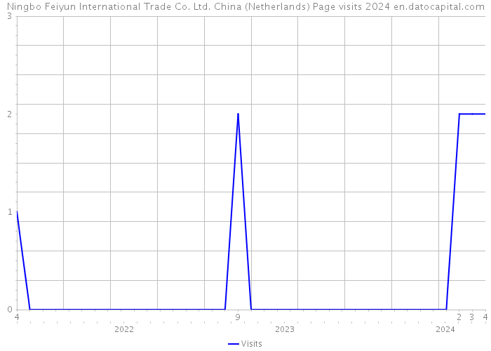 Ningbo Feiyun International Trade Co. Ltd. China (Netherlands) Page visits 2024 
