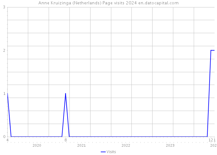 Anne Kruizinga (Netherlands) Page visits 2024 