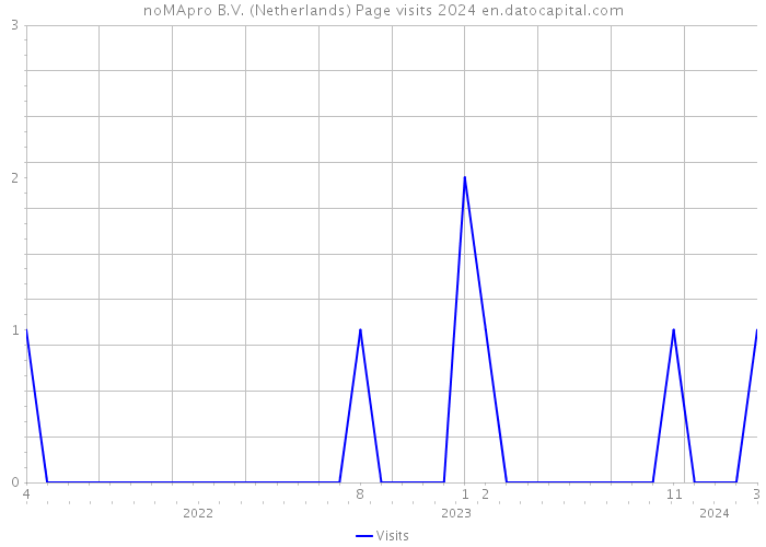 noMApro B.V. (Netherlands) Page visits 2024 